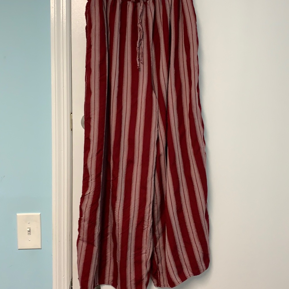 American Eagle striped lightweight pj or regular pant drapey